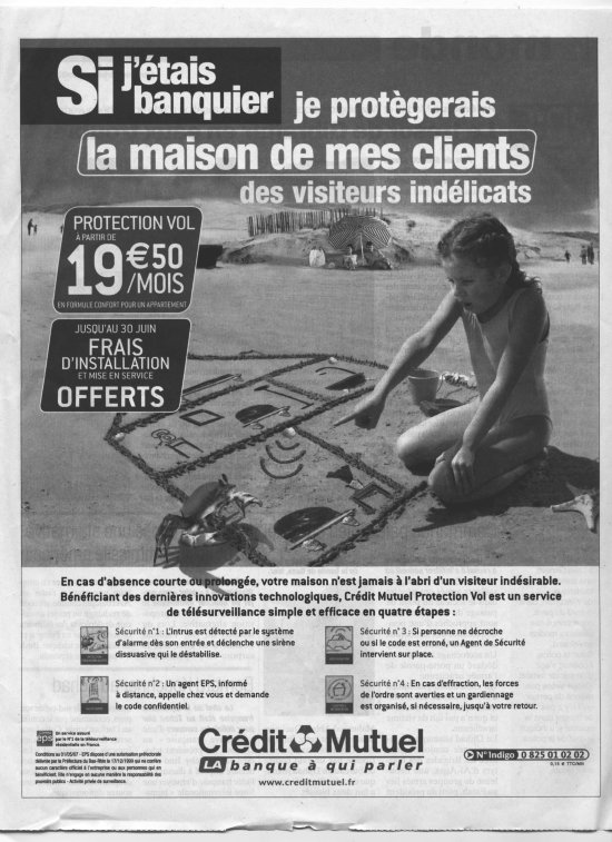 Publicité Crédit Mutuel